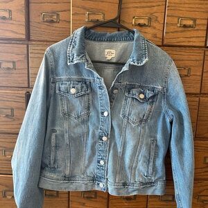 Jcrew Denim jacket large EUC